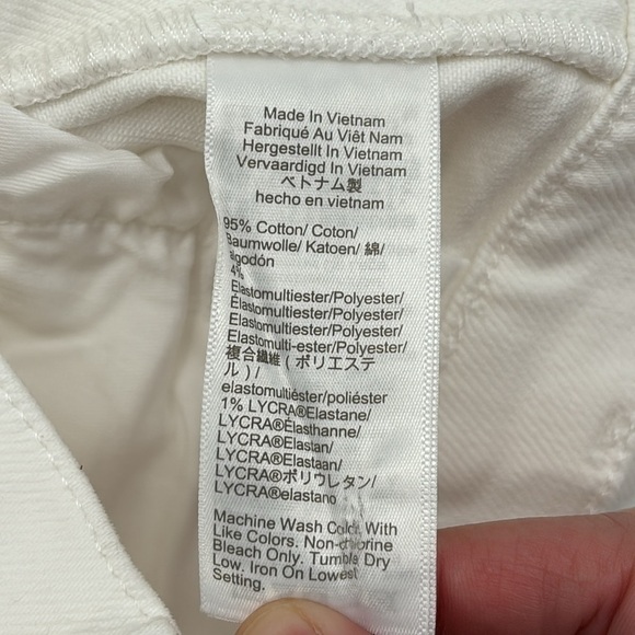 J Crew Factory White denim midi skirt size 0 NWT BY053 - Picture 7 of 10